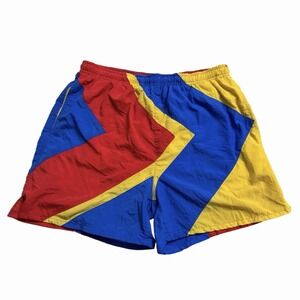 Vintage 80s 90s Wave Runner Swim Surf Trunks Shorts Size Medium 5"‎ Nautical